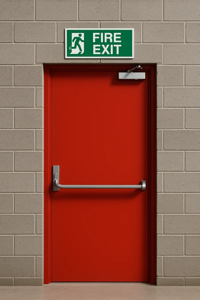 fire exits - professional steel doors available in bath from UK manufacturers